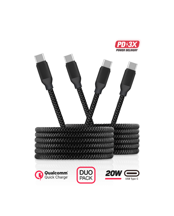 Duo Pack | USB-C to USB-C Cable